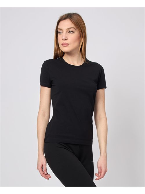 White EA7 T-shirt with logo on the back EMPORIO ARMANI EA7 | 7W000497-AF14880UC001